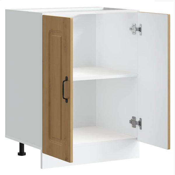 Spülenunterschrank Eiche 60x46x81,5 cm
