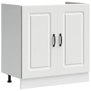Spülenunterschrank Weiß 80 cm