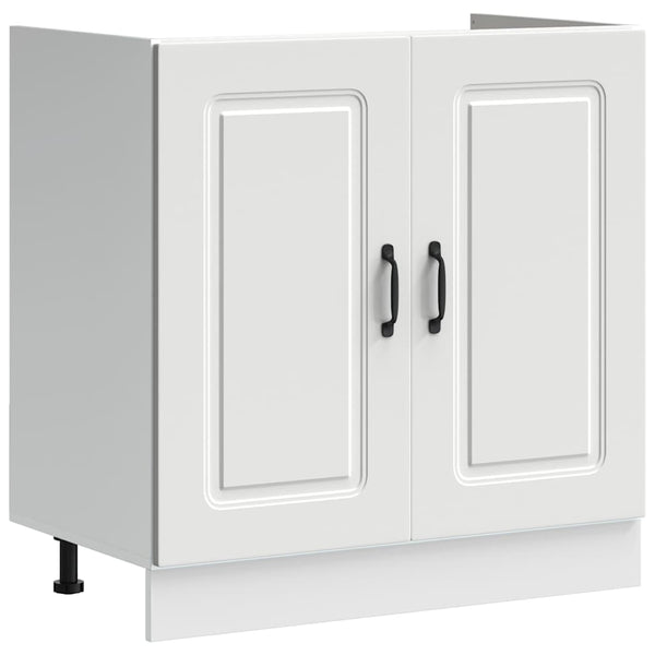 Spülenunterschrank Weiß 80 cm