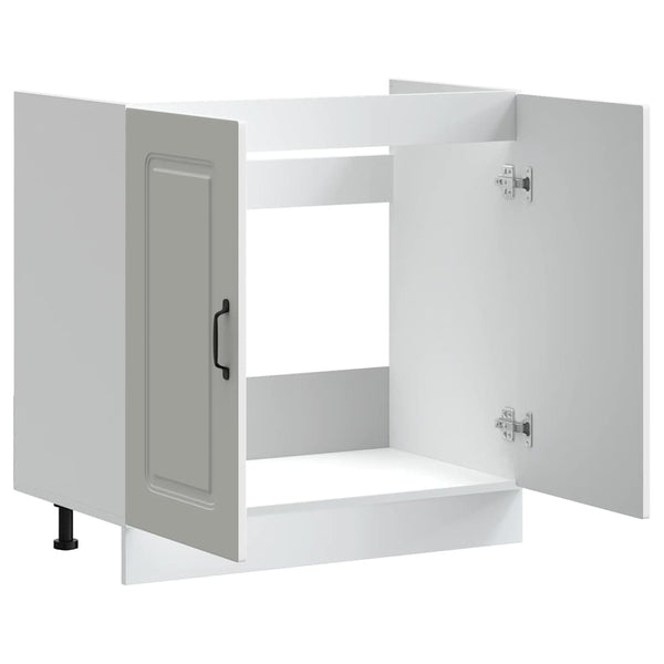 Spülenunterschrank Weiß 80 cm