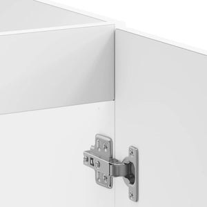 Spülenunterschrank Hochglanz Weiß 80 cm