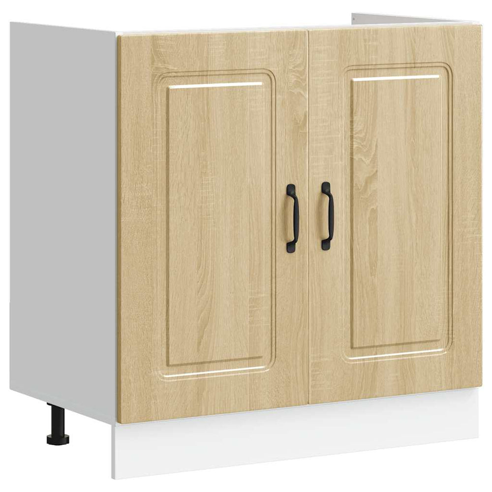 Spülenunterschrank Sonoma-Eiche 80 cm