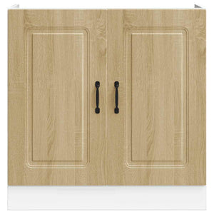 Spülenunterschrank Sonoma-Eiche 80 cm