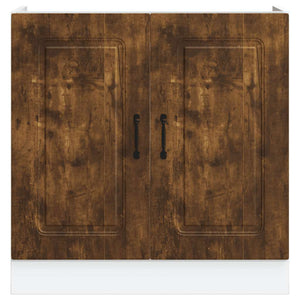 Spülenunterschrank Räuchereiche 80 cm