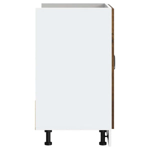 Spülenunterschrank Räuchereiche 80 cm