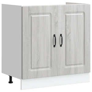 Spülenunterschrank Kalmar Grau Sonoma 80 cm