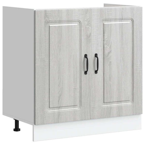 Spülenunterschrank Kalmar Grau Sonoma 80 cm