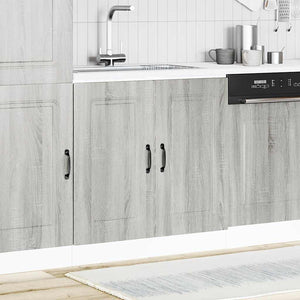 Spülenunterschrank Kalmar Grau Sonoma 80 cm