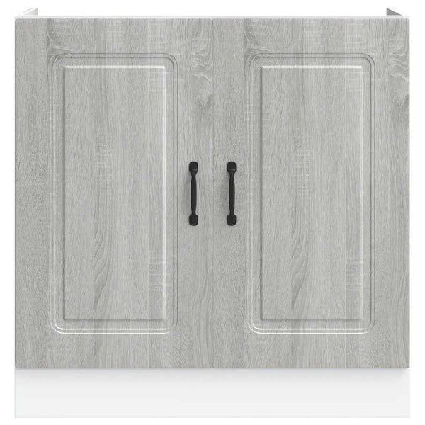 Spülenunterschrank Kalmar Grau Sonoma 80 cm