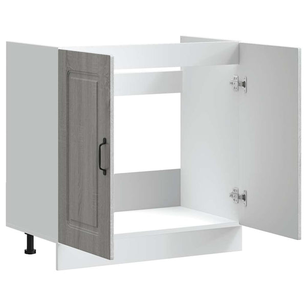 Spülenunterschrank Kalmar Grau Sonoma 80 cm