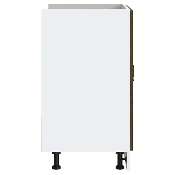 Spülenunterschrank Kalmar, Eiche Braun, 80 cm