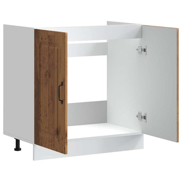 Spülenunterschrank Kalmar Altholz 80 cm