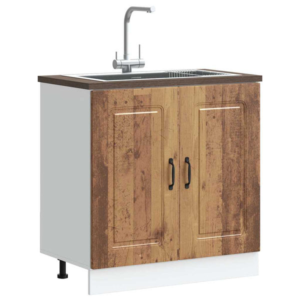 Spülenunterschrank Kalmar Altholz 80 cm