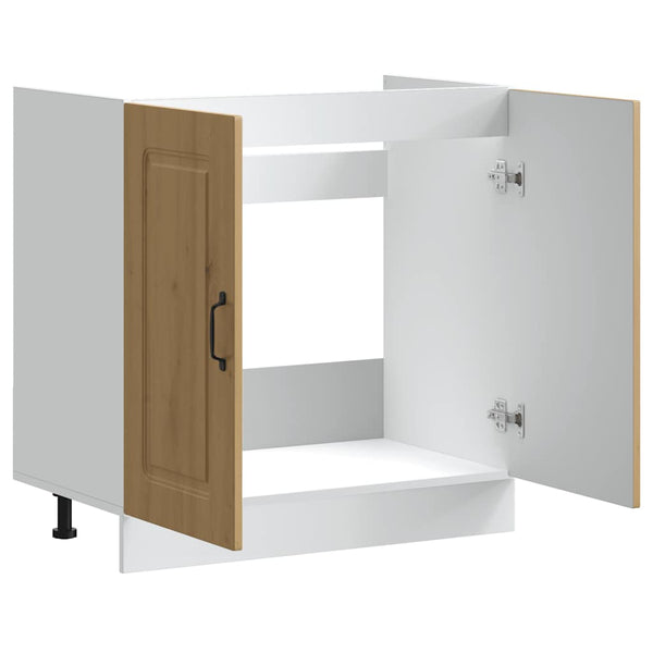 Spülenunterschrank Kalmar Eiche 80 cm