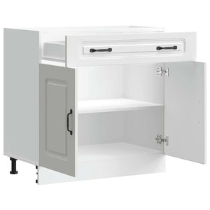 Küchenunterschrank Kalmar Weiß