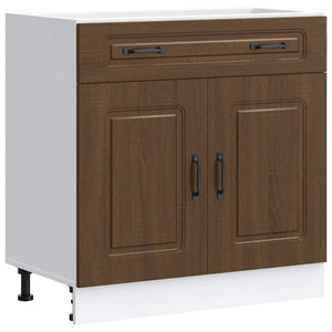 Küchenunterschrank Kalmar Braun Eichenoptik
