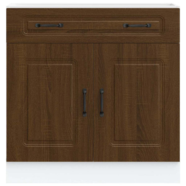 Küchenunterschrank Kalmar Braun Eichenoptik