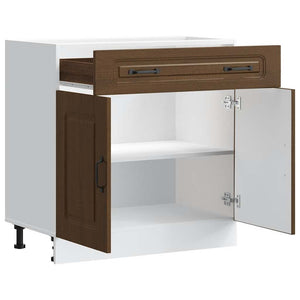 Küchenunterschrank Kalmar Braun Eichenoptik