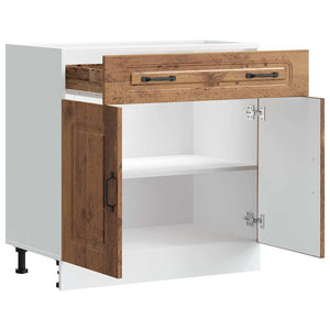 Küchenunterschrank Kalmar Altholz-Optik