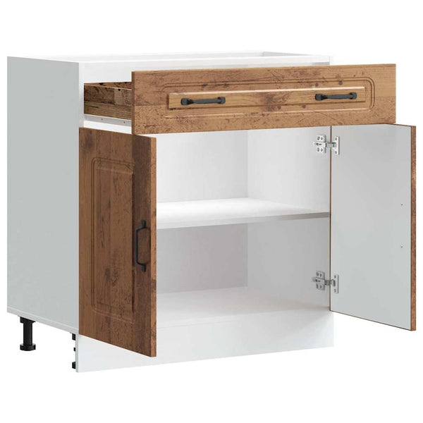 Küchenunterschrank Kalmar Altholz-Optik