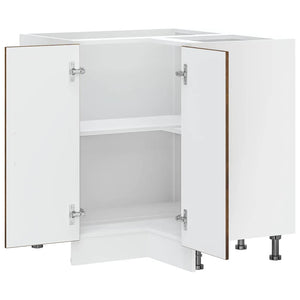 Kalmar Küchen-Eckunterschrank Räuchereiche