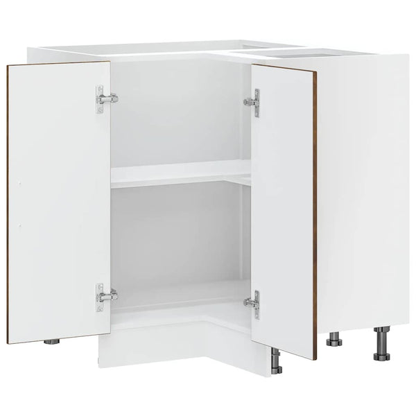 Kalmar Küchen-Eckunterschrank Räuchereiche