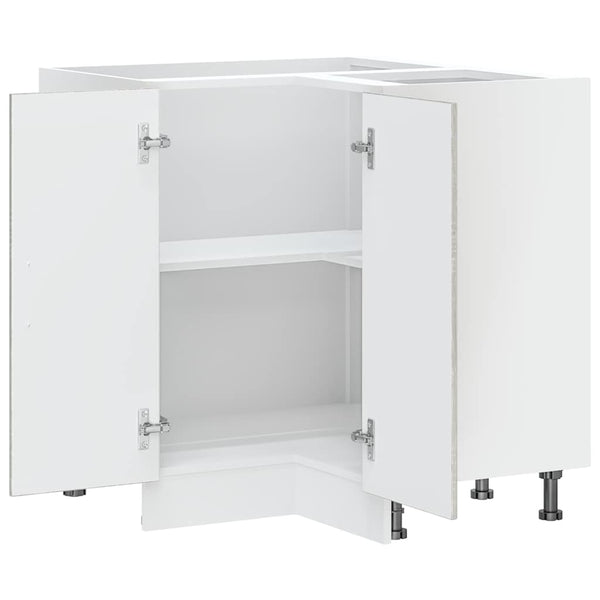 Küchen Eckunterschrank Grau Sonoma