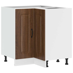 Eckunterschrank Küche Kalmar Braun Eichenoptik