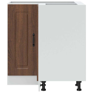Eckunterschrank Küche Kalmar Braun Eichenoptik