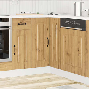 Kalmar Küchen-Eckunterschrank Artisan-Eiche