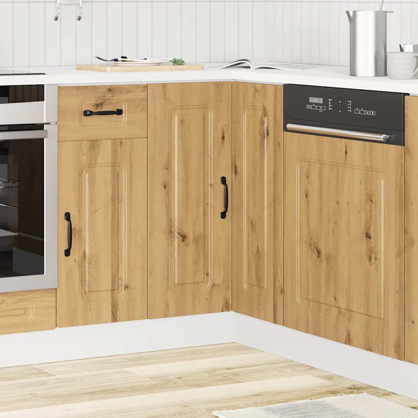 Kalmar Küchen-Eckunterschrank Artisan-Eiche