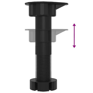 Schwarzer Herd-Umbau Küchenschrank