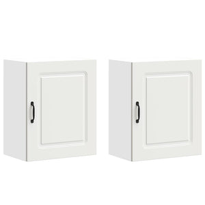 Küchen Hängeschränke, 2er Set, Weiß
