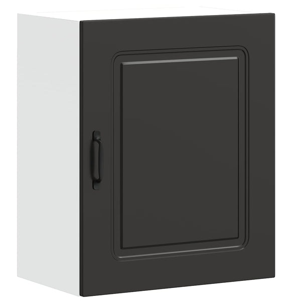 Küchen Hängeschränke Schwarz 2er Set