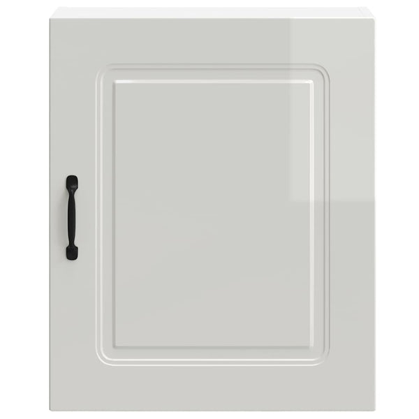 Küchen Hängeschränke, Hochglanz Weiß, 2er Set