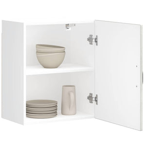 vidaXL Éléments hauts de cuisine 2 pcs Kalmar Gris béton Matériau à base de bois