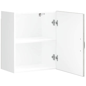 vidaXL Éléments hauts de cuisine 2 pcs Kalmar Gris béton Matériau à base de bois