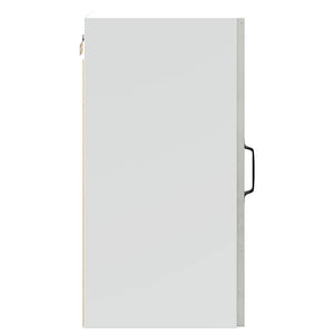 vidaXL Éléments hauts de cuisine 2 pcs Kalmar Gris béton Matériau à base de bois