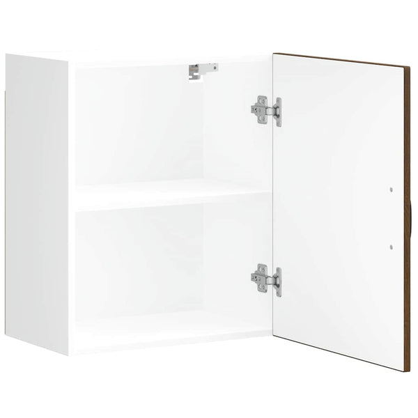 Küchen Hängeschränke 2er Set Braun Eiche