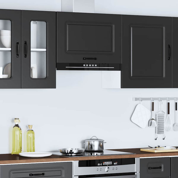 Küchen Hängeschrank Kalmar, Schwarz