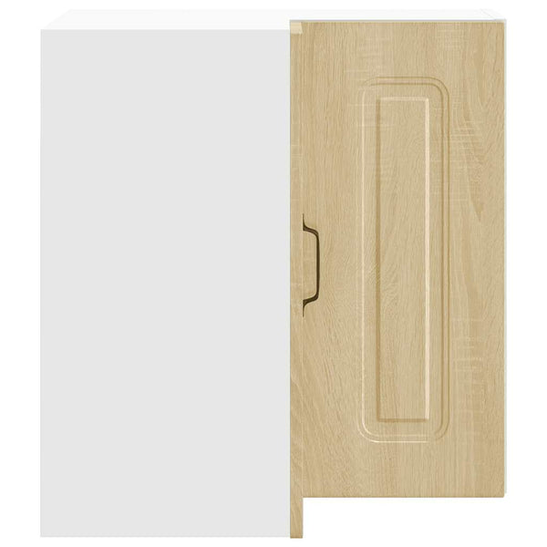 Küchen Eckhängeschrank Sonoma-Eiche
