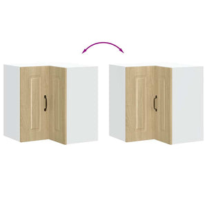 Küchen Eckhängeschrank Sonoma-Eiche