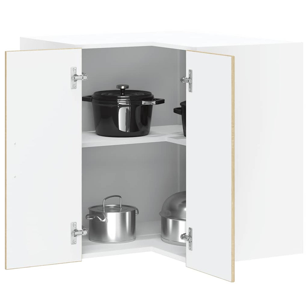 Küchen Eckhängeschrank Sonoma-Eiche