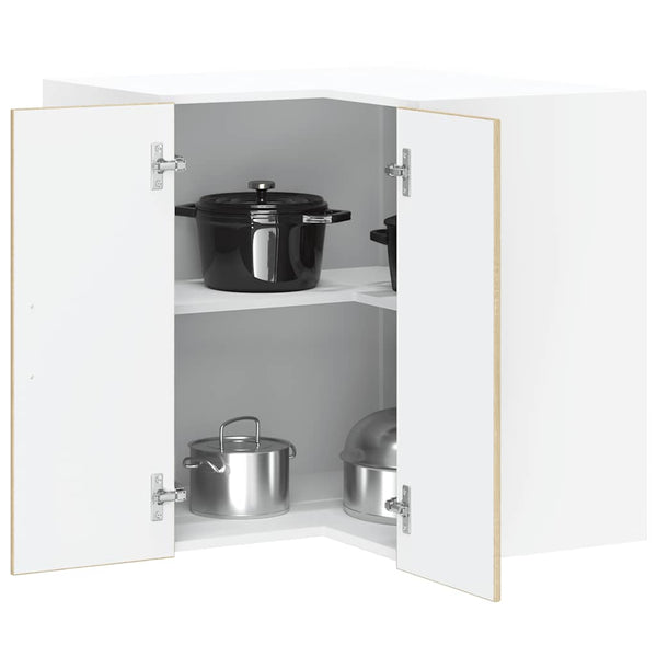 Küchen Eckhängeschrank Sonoma-Eiche