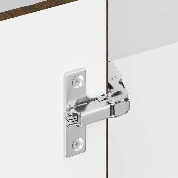 vidaXL Meuble haut d'angle de cuisine Kalmar, aspect chêne marron, bois d'ingénierie