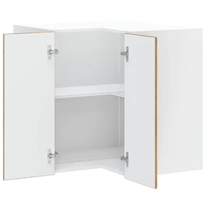 Küchen Eckhängeschrank Altholz-Optik