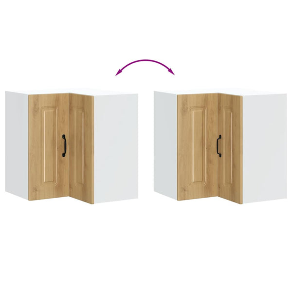 Kalmar Küchen Eckhängeschrank Artisan Eiche