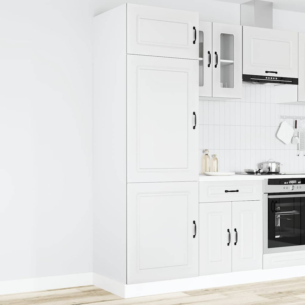 Weißer Küchenschrank Kalmar aus Holz