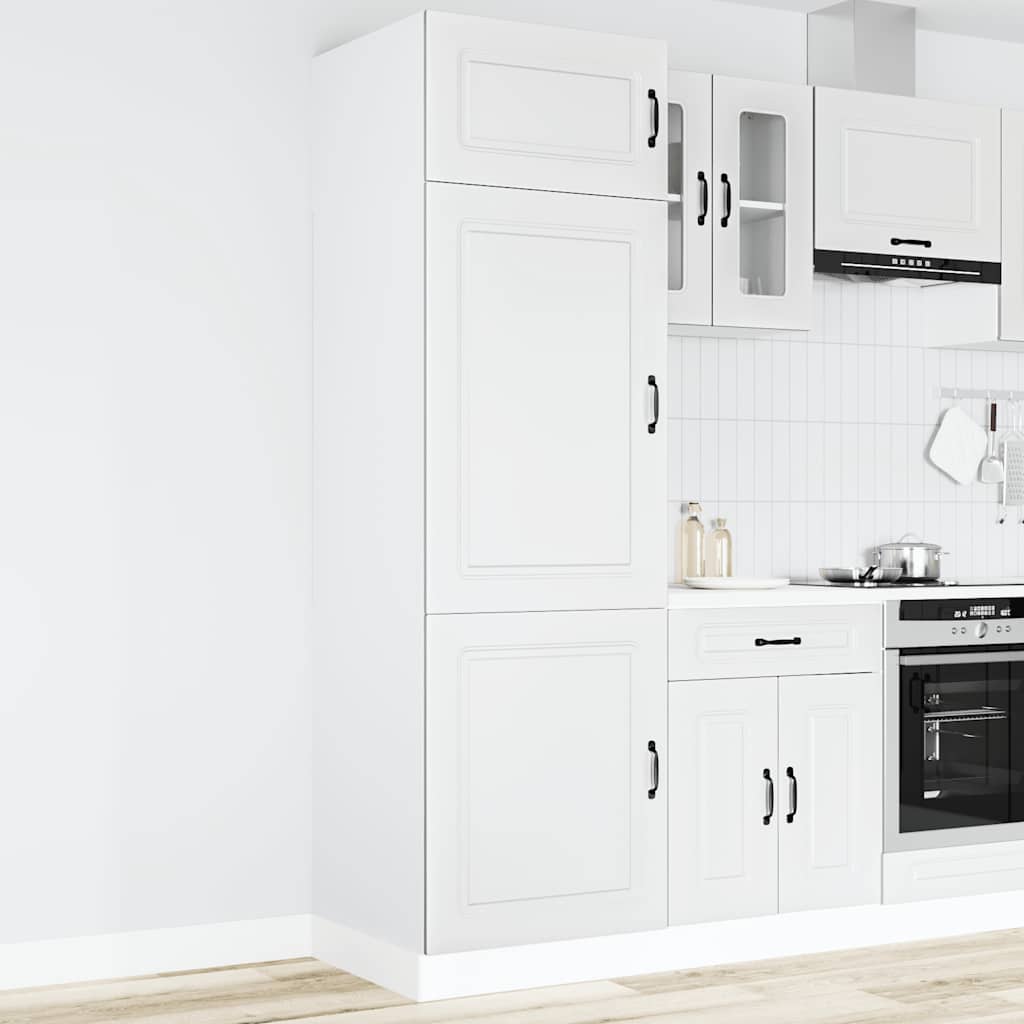 Weißer Küchenschrank Kalmar aus Holz