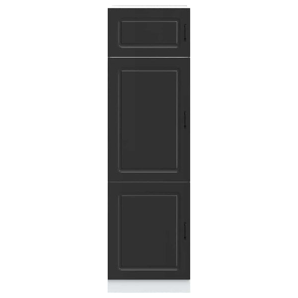 Küchenschrank Kalmar Schwarz Holzwerkstoff